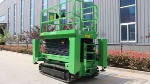 blog 9 Jovoo Scissor lift parked at warehouse