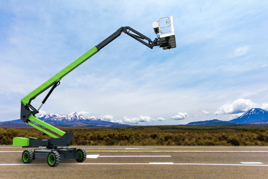 Why Mini Scissor Lifts Are Actually Perfect For Tight Spaces 21 Joovo Boom Lift on the road